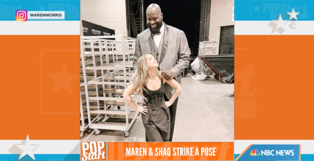 Maren Morris, Shaq Poke Fun at Height Difference in Viral Photos